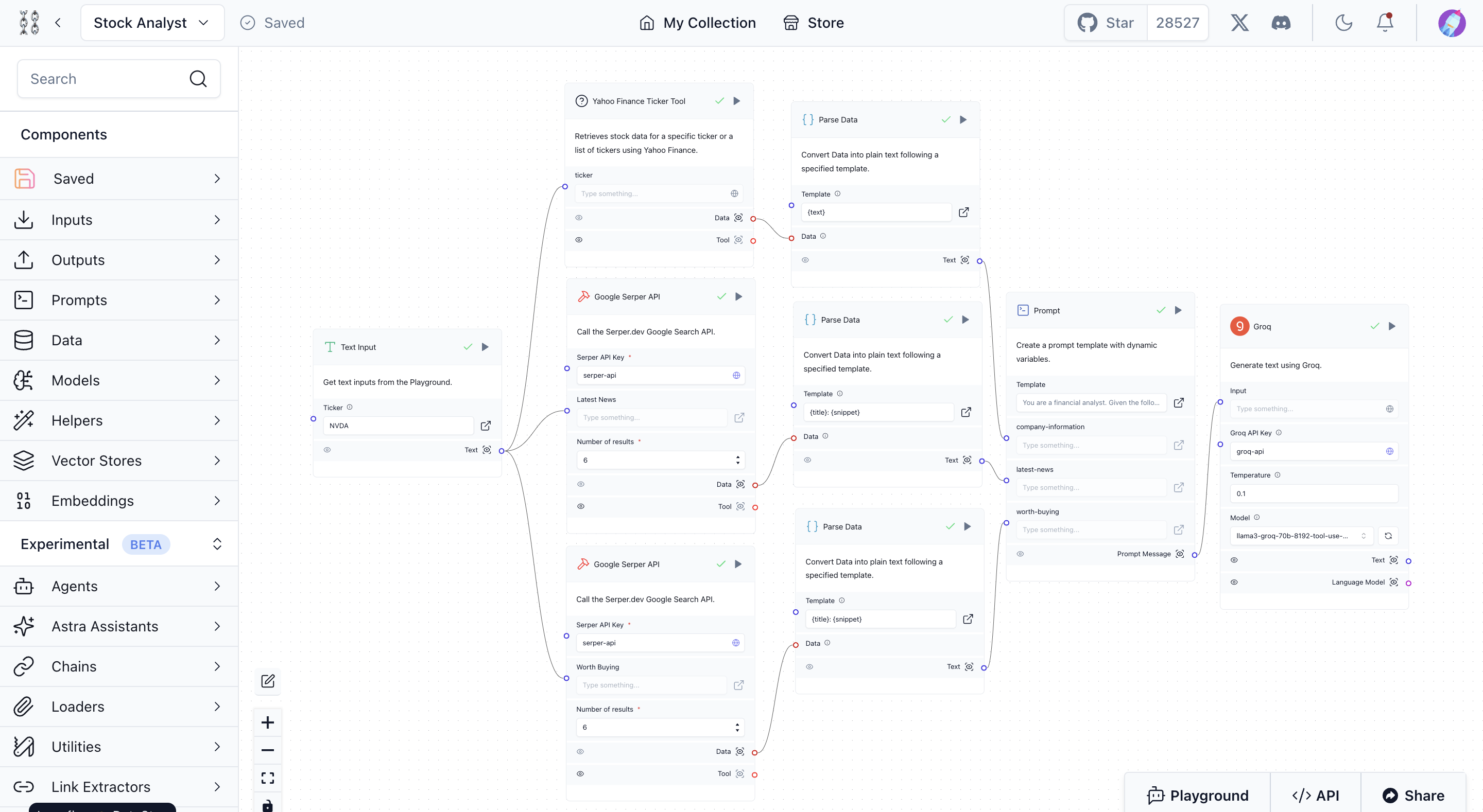 Langflow UI