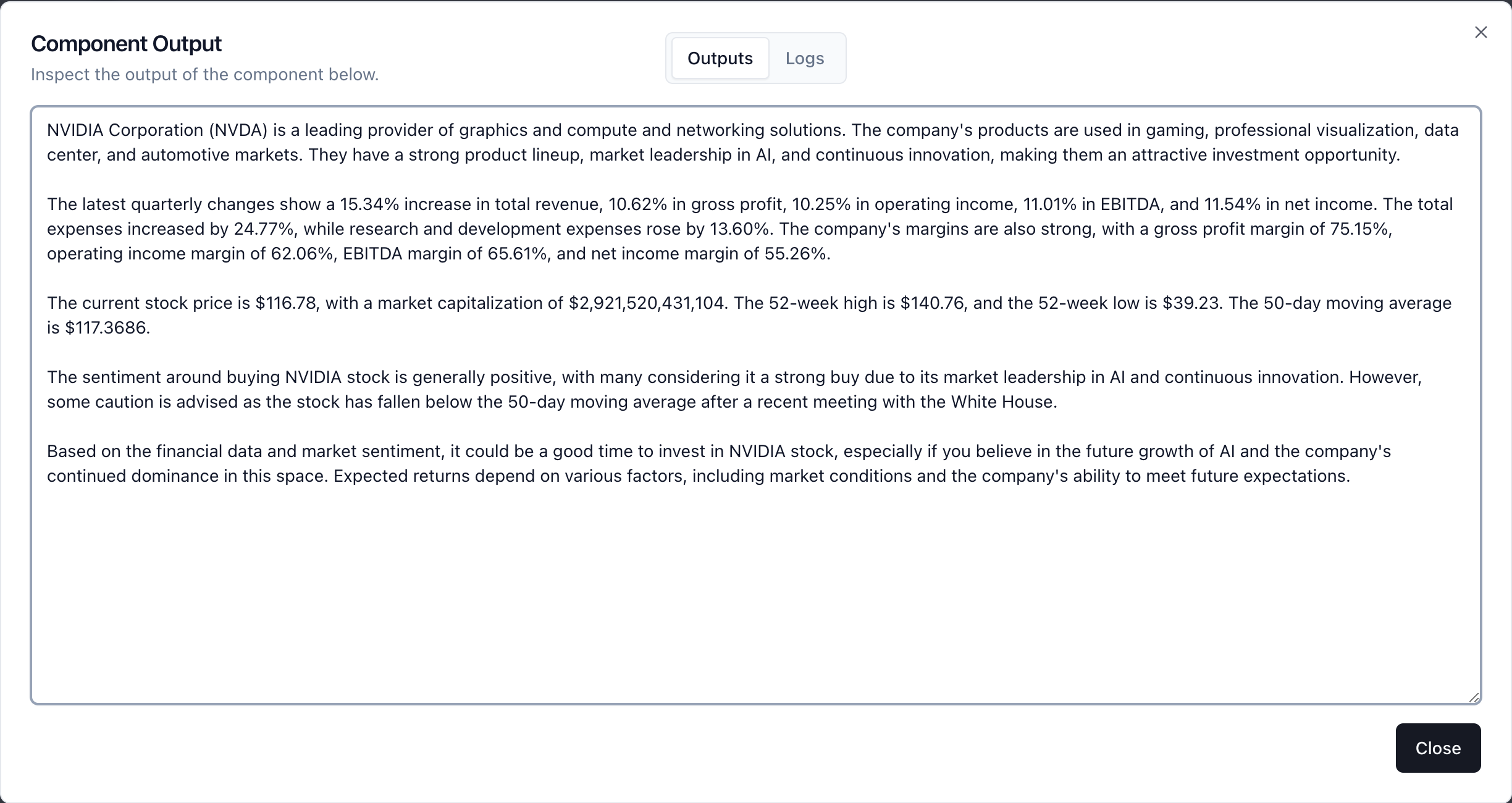 NVIDIA Analysis Result